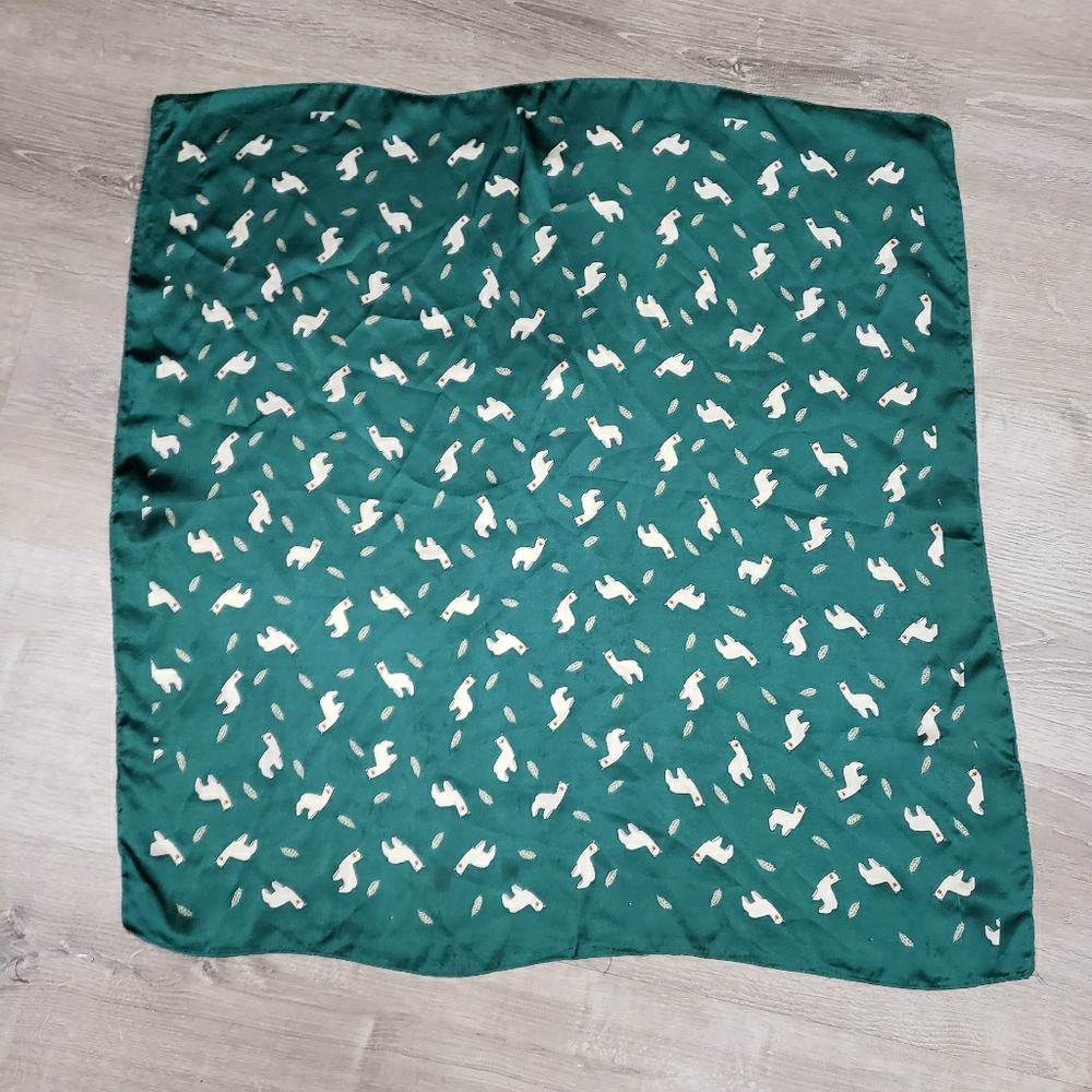 Llama Scarf Square Fashion Scarf - Picture 2 of 2